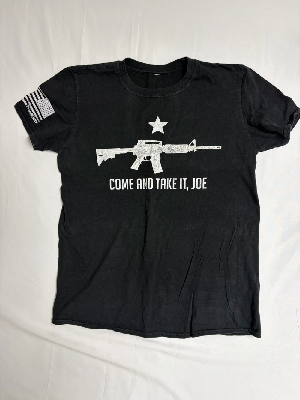 Black Kids' Graphic Tee - Come and Take It, Joe